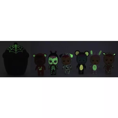 Cry Babies Enchanted - Világító meglepetés játékbaba Halloween házban kiegészítőkkel