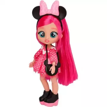   Cry Babies BFF Disney - Minnie egér ihlette hajlékony játékbaba 20cm