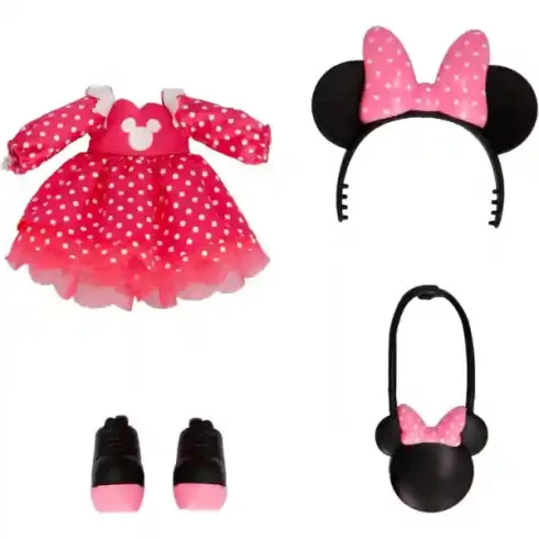 Cry Babies BFF Disney - Minnie egér ihlette hajlékony játékbaba 20cm