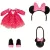 Cry Babies BFF Disney - Minnie egér ihlette hajlékony játékbaba 20cm