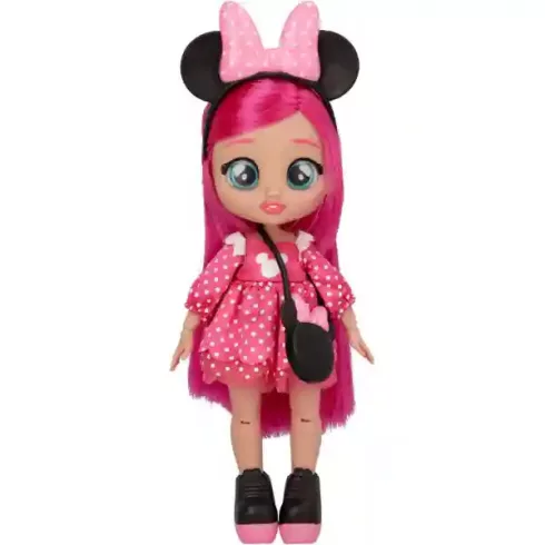Cry Babies BFF Disney - Minnie egér ihlette hajlékony játékbaba 20cm