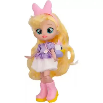   Cry Babies BFF Disney - Daisy kacsa ihlette hajlékony játékbaba 20cm