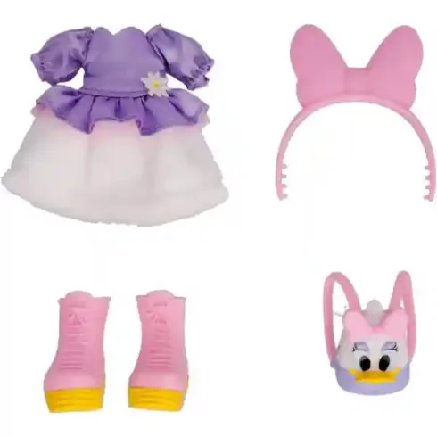 Cry Babies BFF Disney - Daisy kacsa ihlette hajlékony játékbaba 20cm