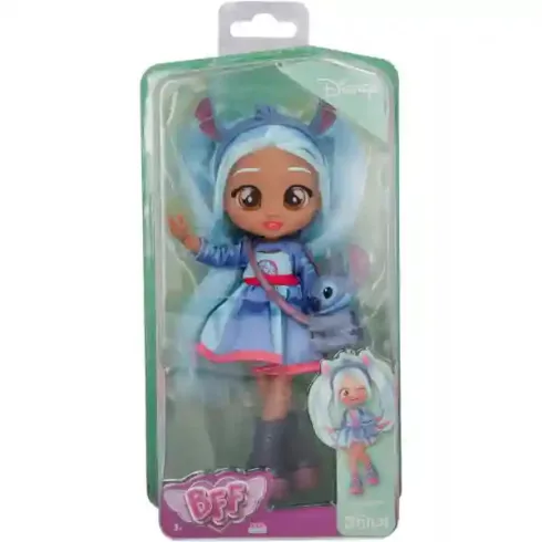 Cry Babies BFF Disney - Lilo és Stitch ihlette hajlékony játékbaba 20cm