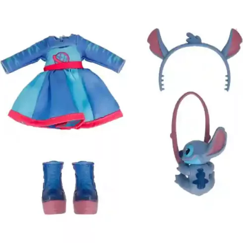 Cry Babies BFF Disney - Lilo és Stitch ihlette hajlékony játékbaba 20cm