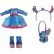 Cry Babies BFF Disney - Lilo és Stitch ihlette hajlékony játékbaba 20cm