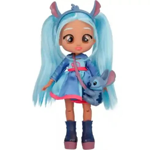 Cry Babies BFF Disney - Lilo és Stitch ihlette hajlékony játékbaba 20cm