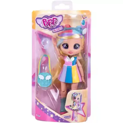 Cry Babies BFF S3 Talents - Jenna hajlékony színésznő játékbaba 20cm