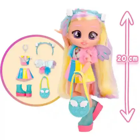 Cry Babies BFF S3 Talents - Jenna hajlékony színésznő játékbaba 20cm