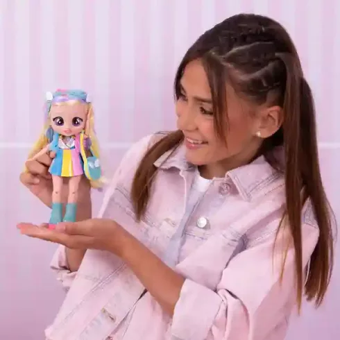 Cry Babies BFF S3 Talents - Jenna hajlékony színésznő játékbaba 20cm