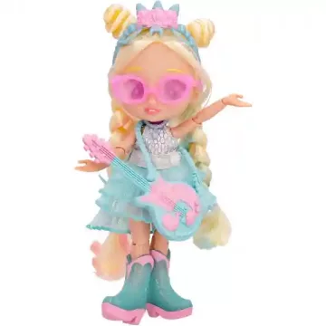   Cry Babies BFF S3 Talents - Stella hajlékony gitáros játékbaba 20cm