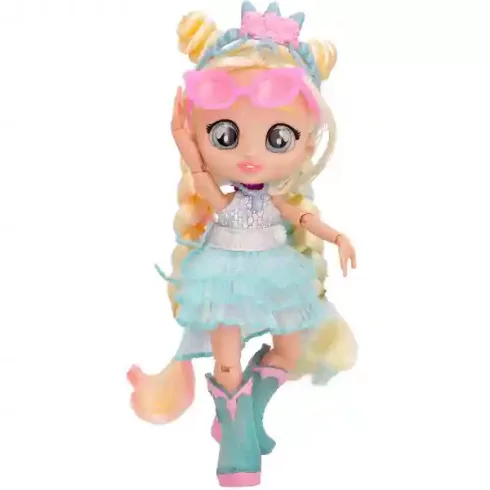Cry Babies BFF S3 Talents - Stella hajlékony gitáros játékbaba 20cm