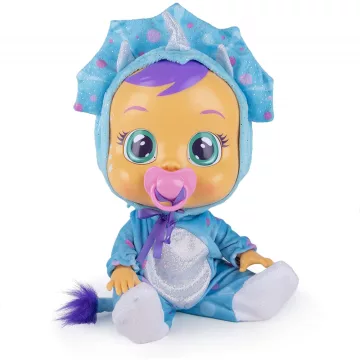   Cry Babies Fantasy - Tina dinoszaurusz interaktív játékbaba 30cm