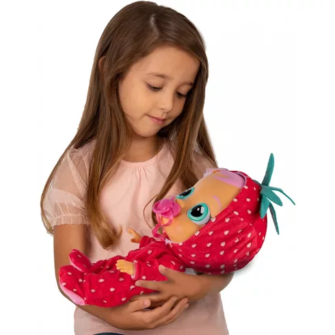 Cry Babies Tutti Frutti - Ella eper illatú interaktív játékbaba 30cm