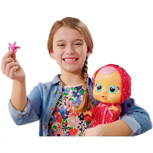 Cry Babies Tutti Frutti - Ella eper illatú interaktív játékbaba 30cm