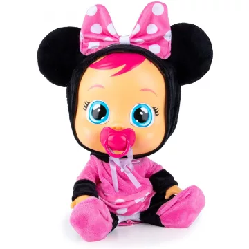 Cry Babies - Minnie interaktív játékbaba 30cm