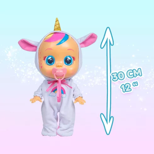 Cry Babies Fantasy - Dreamy unikornis interaktív játékbaba 30cm
