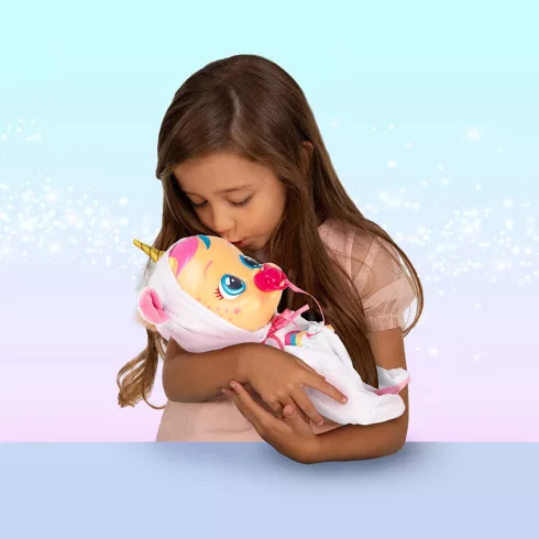 Cry Babies Fantasy - Dreamy unikornis interaktív játékbaba 30cm