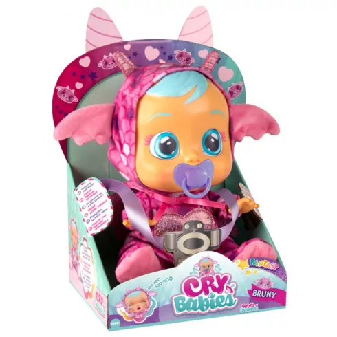 Cry Babies Fantasy - Bruny sárkány interaktív játékbaba 30cm
