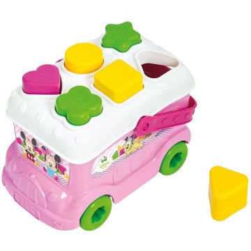 Clementoni Disney Baby Minnie formaválogató busz
