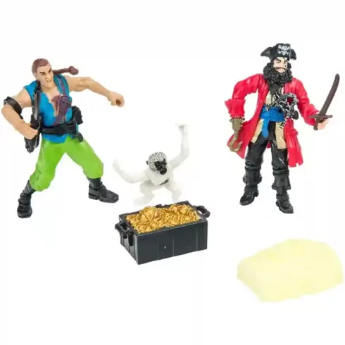 Pirates - Vitorlás kalózhajó figurákkal és kiegészítőkkel