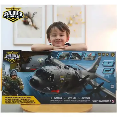 Soldier Force - Hercules katonai teherszállító óriás repülőgép fénnyel és hanggal