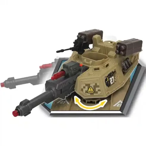 Soldier Force - Interaktív ostromtank figurákkal és motorral