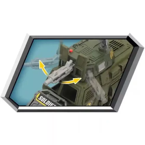 Soldier Force - Katonai speciális egység járműve fénnyel és hanggal