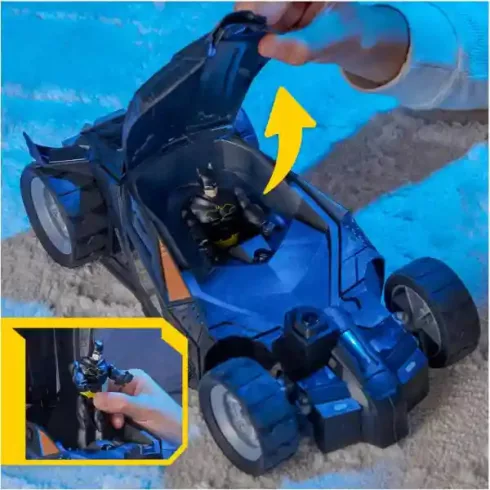 DC Batman - Távirányítós RC Batmobile autó figurával 26cm