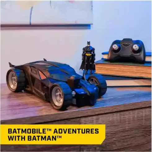 DC Batman - Távirányítós RC Batmobile autó figurával 26cm