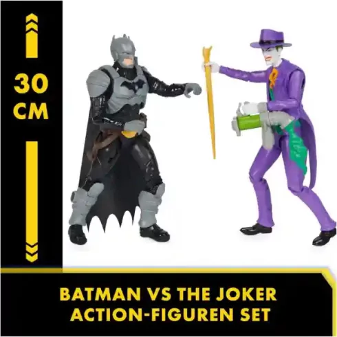 DC Batman Adventures - Batman vs. Joker akciófigura készlet kiegészítőkkel 30cm