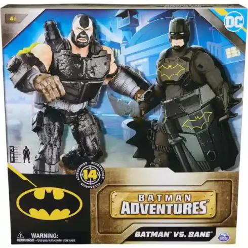 DC Batman Adventures Batman vs. Bane akciófigura készlet kiegészítőkkel 30cm