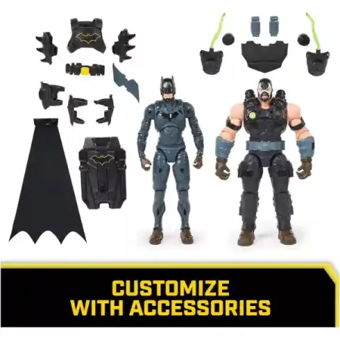 DC Batman Adventures Batman vs. Bane akciófigura készlet kiegészítőkkel 30cm