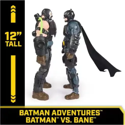 DC Batman Adventures Batman vs. Bane akciófigura készlet kiegészítőkkel 30cm