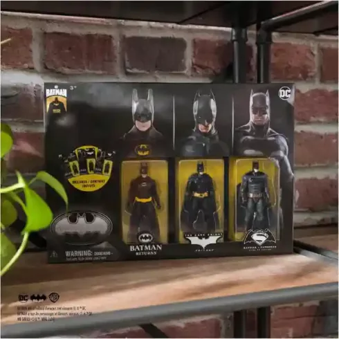DC Batman Ultimate akciófigura készlet 10cm, Batman Returns, The Dark Knight, Batman v. Superman