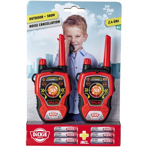 Dickie Toys Walkie Talkie - Tűzoltósági szett (201118195)