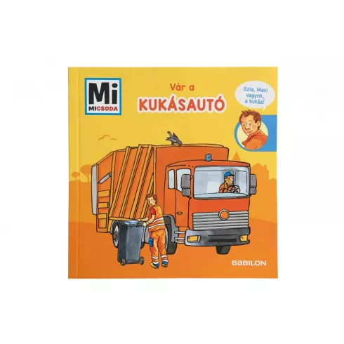 Dickie Toys Mi Micsoda - Kukásautó: képeskönyv és kukásautó (203812010006)