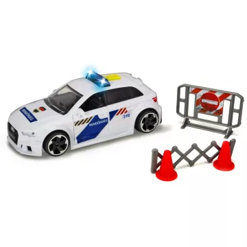   Dickie Toys SOS Series - Audi RS3 rendőrautó 15cm (203713011006)