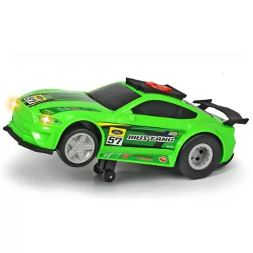   Dickie Toys Racing - Ford Mustang motorizált versenyautó fénnyel és hanggal 25cm (203764009)
