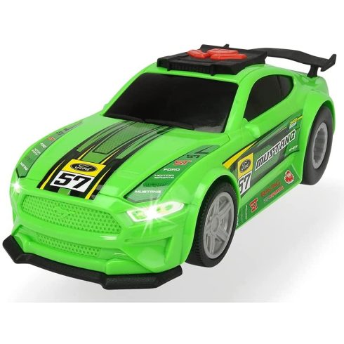 Dickie Toys Racing - Ford Mustang motorizált versenyautó fénnyel és hanggal 25cm (203764009)