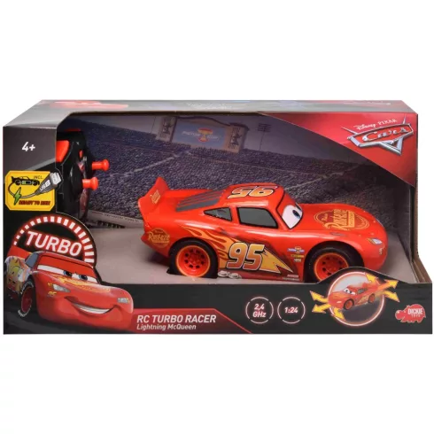Dickie Toys - Verdák: Villám McQueen távirányítós RC játékautó 17cm (203084028)