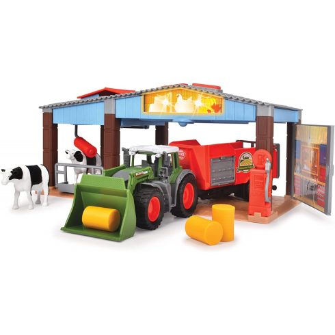Dickie Toys Farm játékszett traktorral, fénnyel és hanggal