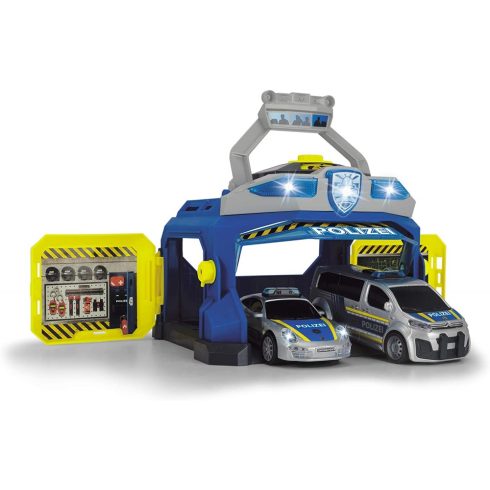 Dickie Toys SOS Series - Rendőrség járművekkel, fénnyel és hanggal (203715010038)