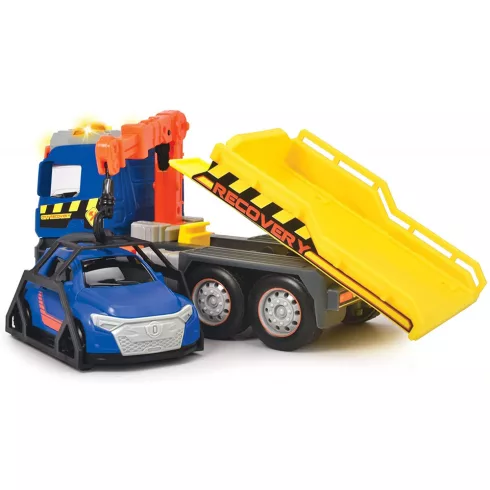 Dickie Toys - Autómentő fénnyel, hanggal, daruval és autóval 26cm (203745016)