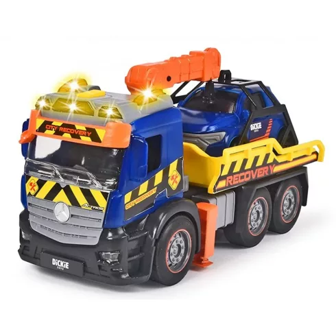 Dickie Toys - Autómentő fénnyel, hanggal, daruval és autóval 26cm (203745016)