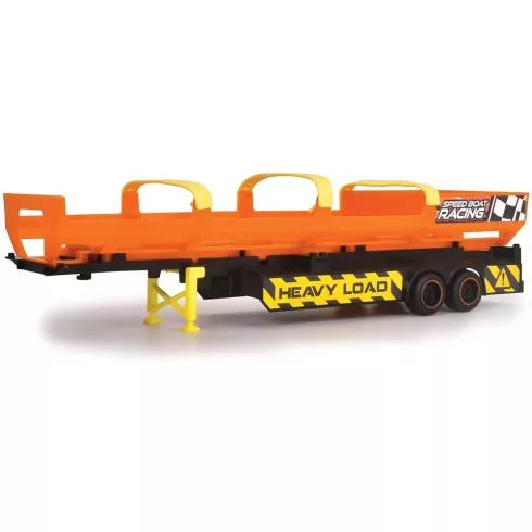 Dickie Toys - Verseny motorcsónak szállító kamion fénnyel és hanggal 41cm