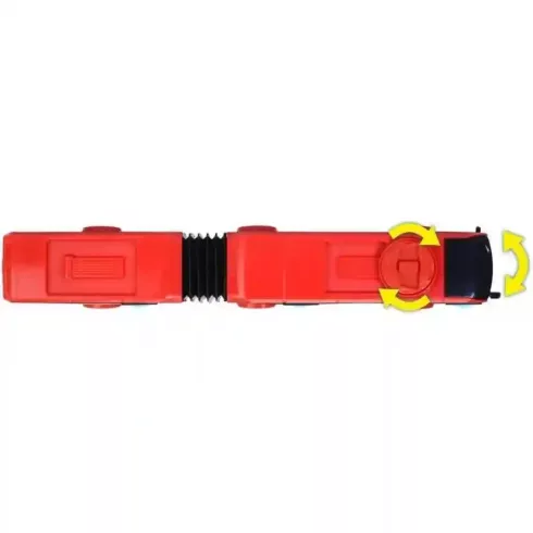 Dickie Toys - Városi csuklós busz nyitható ajtókkal 40cm