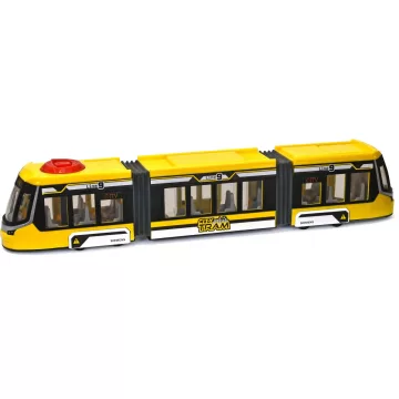   Dickie Toys City - Sárga villamos nyitható ajtókkal 42cm (csomagolássérült)