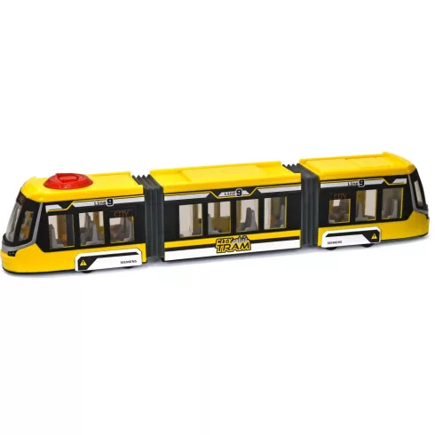 Dickie Toys City - Sárga villamos nyitható ajtókkal 42cm (csomagolássérült)