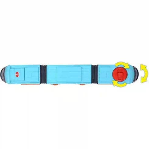 Dickie Toys City - Kék villamos nyitható ajtókkal 42cm